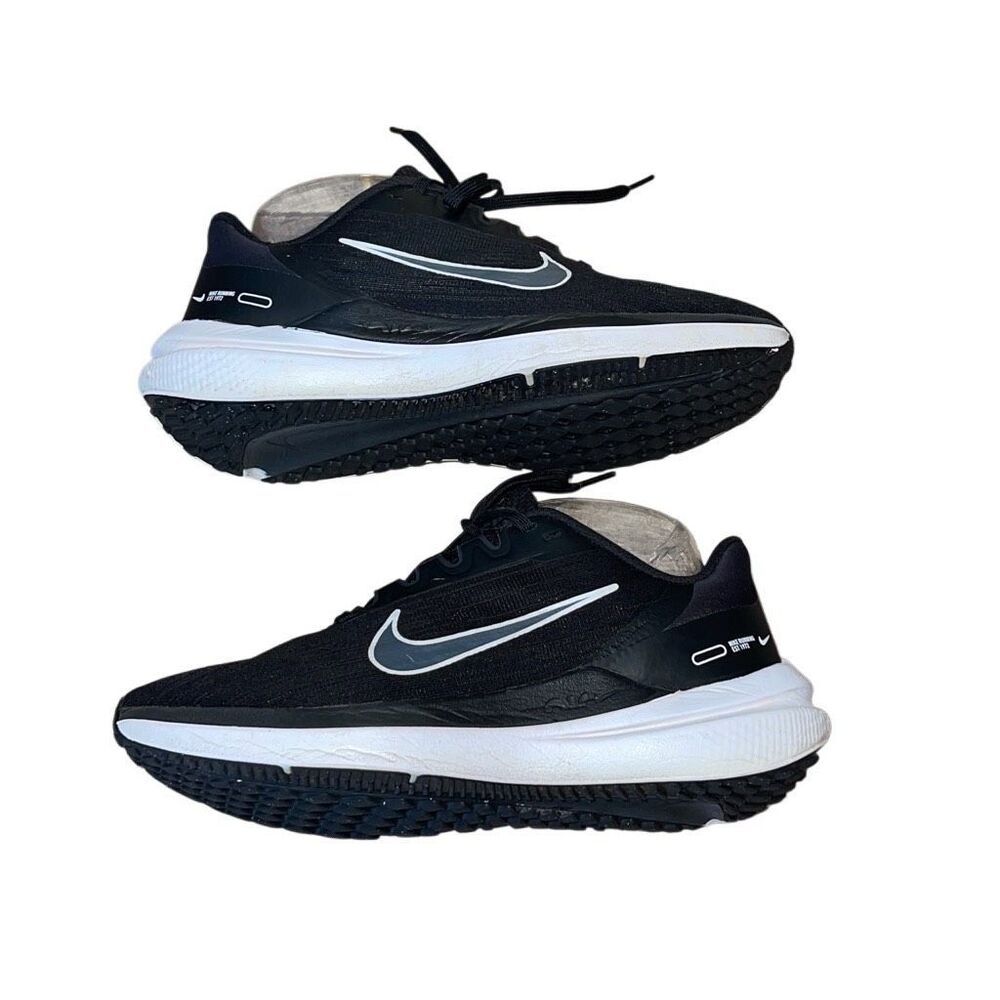 Nike Womens Air Winflo 9 Neutral‎ Lace Up Athletic Running Shoes Black Size 7